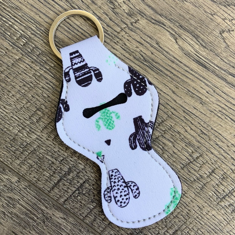 NWOT Chapstick Holder Keychain Cactus Desert 🌵
